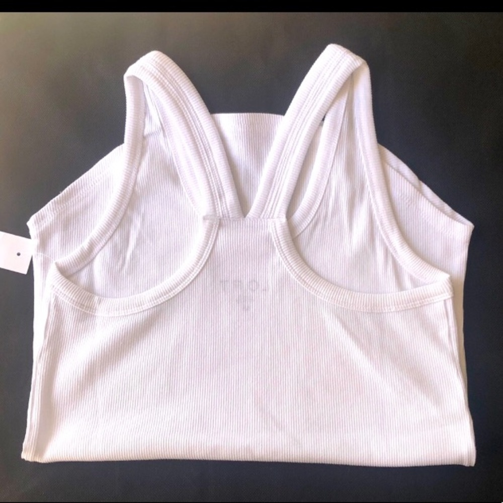 Loft Outfit Making Racerback Tank Top White M - Picture 5 of 6